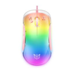 MOUSE (เมาส์) ONIKUMA CW925 RGB GAMING : PINK (2Y)