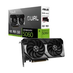 VGA(การ์ดจอ) ASUS DUAL GEFORCE RTX 5060 OC EDITION - 8GB GDDR7 (DUAL-RTX5060-O8G) (3Y)