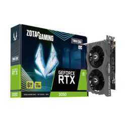VGA(การ์ดจอ) ZOTAC GAMING GEFORCE RTX 3050 TWIN EDGE OC - 6GB GDDR6 (ZT-A30510H-10L) (3Y)