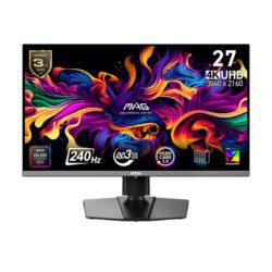 MONITOR (จอมอนิเตอร์) MSI MAG 272UP QD-OLED X24 - 26.5 QD-OLED 4K 240Hz (3Y)