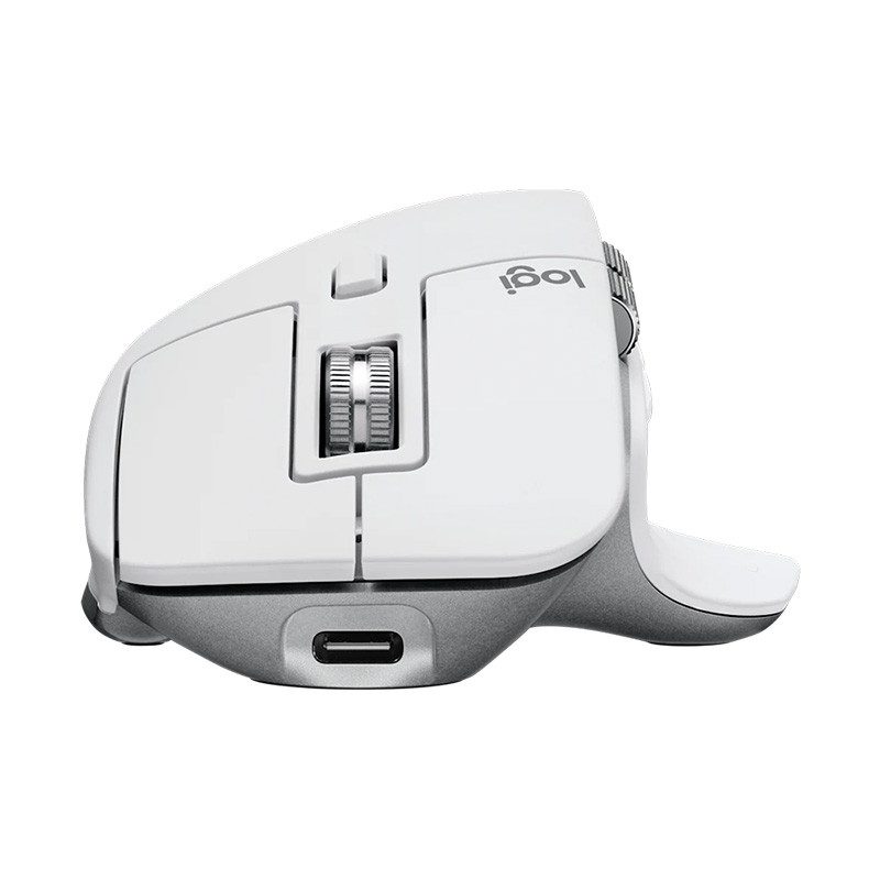 MOUSE (เมาส์) LOGITECH MX MASTER 3S (PALE GRAY) (1Y) - Image 6