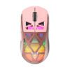 MOUSE (เมาส์) ONIKUMA CHOUKO TRI-MODE WIRELESS GAMING MOUSE : PINK (2Y)