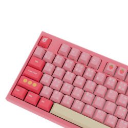 Alternative view of KEYBOARD (คีย์บอร์ด) LOGA BASE 104 : STRAWBERRY CHEESE CAKE WIRELESS (NOM-YEN LINEAR SWITCH) (EN/TH) (2Y)