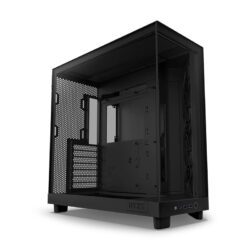 CASE (เคส) NZXT H6 FLOW (BLACK)(ATX) : CC-H61FB-01