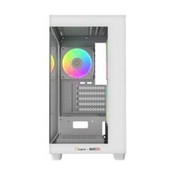 Alternative view of CASE (เคส) OCYPUS x iHAVECPU GAMMA C52 ARGB (WHITE)(mATX) (2Y)