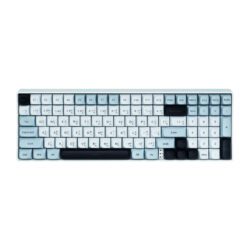 KEYBOARD (คีย์บอร์ด) AULA S100PRO 3IN1 WIRELESS (GLACIER BLUE) [BROWN SWITCH] (EN/TH) (2Y)