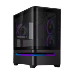 Alternative view of CASE (เคส) ASUS PRIME AP202 ARGB (BLACK)(mATX) (2Y)