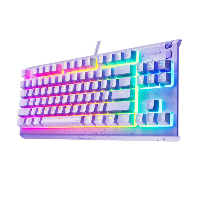 KEYBOARD (คีย์บอร์ด) STEELSERIES APEX 3 TKL RGB (LAVENDER) (EN) (2Y) - Image 5