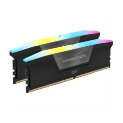 Alternative view of RAM (แรม) CORSAIR VENGEANCE RGB 32GB (16x2) DDR5 6000MHz BLACK (CMH32GX5M2F6000C36) (LT)