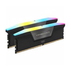 Alternative view of RAM (แรม) CORSAIR VENGEANCE RGB 32GB (16x2) DDR5 6400MHz BLACK (CMH32GX5M2B6400C36) (LT)