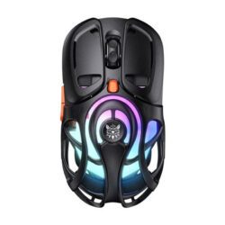 MOUSE (เมาส์) ONIKUMA DM02 TRI-MODE GAMING MOUSE : BLACK (2Y)