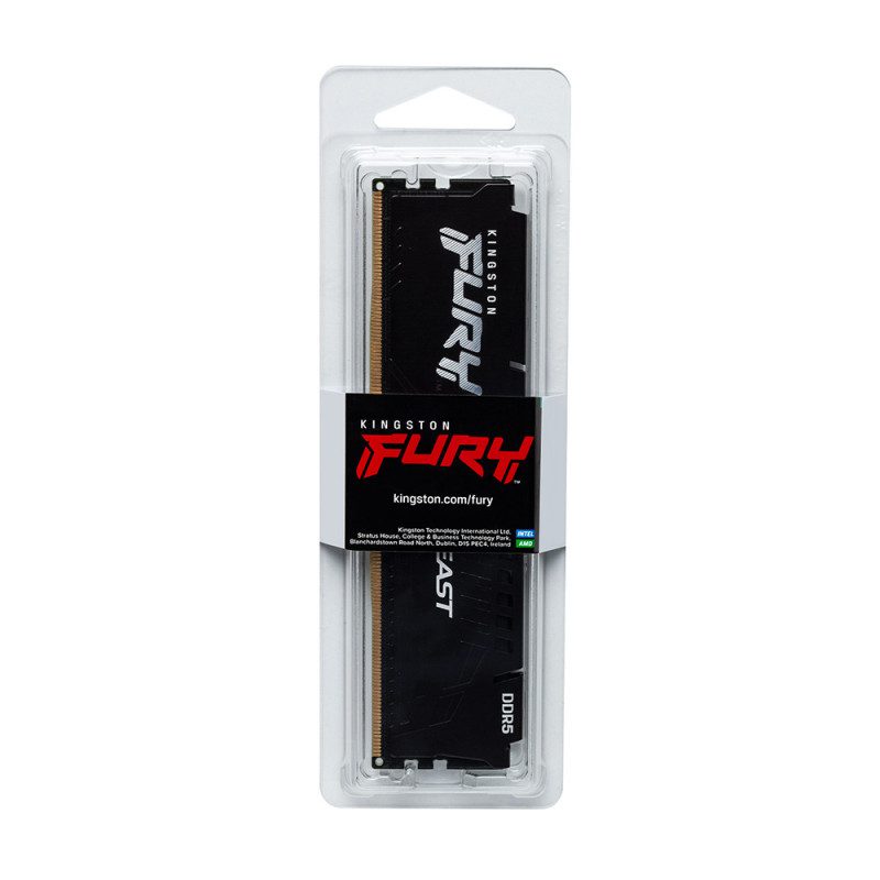 RAM (แรม) KINGSTON FURY BEAST 32GB (32x1) DDR5 5600MHz BLACK (KF556C40BB2-32) (LT) - Image 3