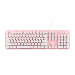 KEYBOARD (คีย์บอร์ด) MOFII SWEET K WIRED RETRO KEYBOARD (PINKMILK) (EN/TH) (1Y)