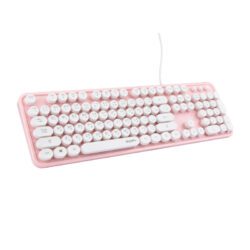 Alternative view of KEYBOARD (คีย์บอร์ด) MOFII SWEET K WIRED RETRO KEYBOARD (PINKMILK) (EN/TH) (1Y)