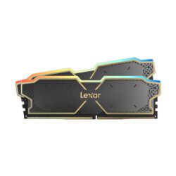 RAM (แรม) LEXAR THOR DUAL RGB 32GB (16x2) DDR5 6000MHz BLACK (LD5U16G60C38BG-RGD) (LT)