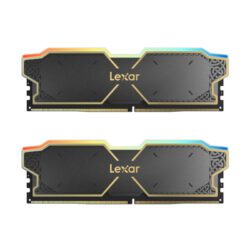 Alternative view of RAM (แรม) LEXAR THOR DUAL RGB 32GB (16x2) DDR5 6000MHz BLACK (LD5U16G60C38BG-RGD) (LT)