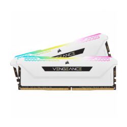 RAM (แรม) CORSAIR VENGEANCE RGB PRO SL 32GB (16x2) DDR4 3200MHz WHITE (CMH32GX4M2E3200C16W) (LT)