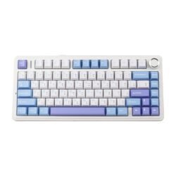 KEYBOARD (คีย์บอร์ด) AULA F75 (SKY VIOLET) 3IN1 WIRELESS [STAR VECTOR SWITCH] (EN/TH) (2Y)