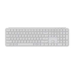 KEYBOARD (คีย์บอร์ด) KEYCHRON B6 PRO ULTRA-SLIM WIRELESS (SCISSOR MECHANISM) (IVORY WHITE) (EN/TH) (2Y)