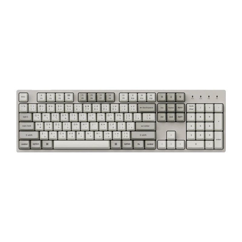 KEYBOARD (คีย์บอร์ด) KEYCHRON C2 PRO 8K QMK (SUPER BANANA SWITCH) (WHITE) (EN/TH) (2Y) - Image 2