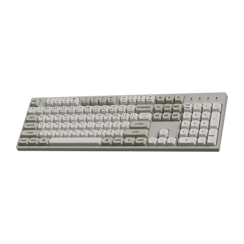 KEYBOARD (คีย์บอร์ด) KEYCHRON C2 PRO 8K QMK (SUPER BANANA SWITCH) (WHITE) (EN/TH) (2Y) - Image 4