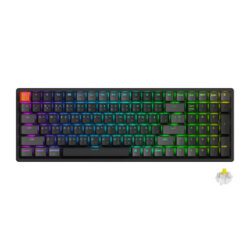 KEYBOARD (คีย์บอร์ด) KEYCHRON K4X QMK WIRELESS (VERSION 3) (SUPER BANANA SWITCH) (BLACK) (EN/TH) (2Y)