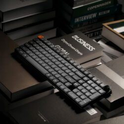 Alternative view of KEYBOARD (คีย์บอร์ด) KEYCHRON K17 MAX QMK WIRELESS (GATERON LOW PROFILE 2.0 BROWN SWITCH) (BLACK) (EN/TH) (2Y)