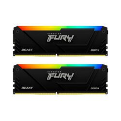 Alternative view of RAM (แรม) KINGSTON FURY BEAST 16GB (8x2) DDR4 3200MHz RGB BLACK (KF432C16BB2AK2/16WP) (LT)