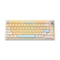 KEYBOARD (คีย์บอร์ด) ONIKUMA UMI MT707 82-KEY 3 MODE (LINEAR SWITCH) (WHITE-BLUE) (EN/TH) (2Y)
