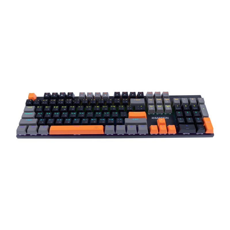 KEYBOARD (คีย์บอร์ด) NUBWO X62 RHIANNON (BLACK/GRAY/ORANGE) (RED SWITCH) (EN/TH) (2Y) - Image 3