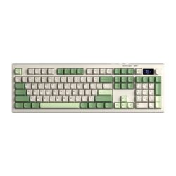 KEYBOARD (คีย์บอร์ด) AULA S102 PRO 3IN1 WIRELESS (MEMBRANE SWITCH) (GREEN) EN/TH (2Y)