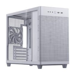CASE (เคส) ASUS PRIME TEMPERED GLASS AP201 (WHITE)(mATX)