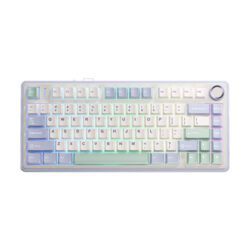 KEYBOARD (คีย์บอร์ด) AULA F75 (CEDAR GREEN) 3IN1 WIRELESS [GRAYWOOD V3 SWITCH] (EN/TH) (2Y)