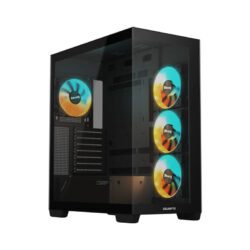 CASE (เคส) GIGABYTE C500 PANORAMIC STEALTH (BLACK)(ATX) (1Y)