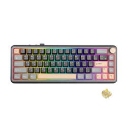 KEYBOARD (คีย์บอร์ด) EGA TYPE CMK8 BLACK/BROWN (SAIKO ONE LINEAR) EN/TH (2Y)