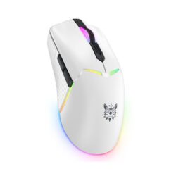 Alternative view of MOUSE (เมาส์) ONIKUMA KITSU TRI-MODE WIRELESS GAMING MOUSE : WHITE (2Y)