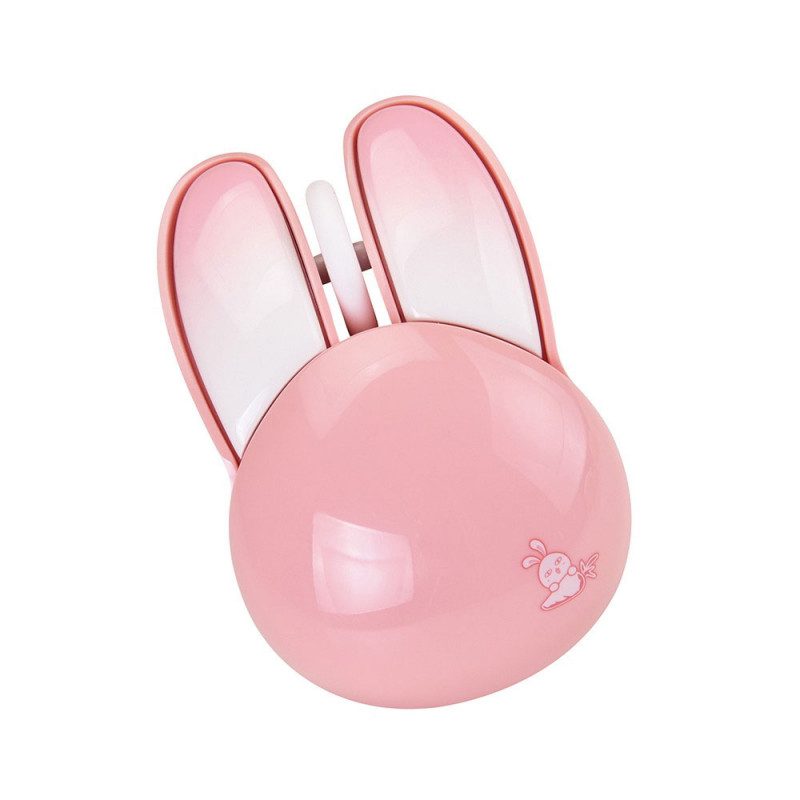 MOUSE (เมาส์) MOFII RABBIT 2.4G WIRELESS MOUSE (PINK) (1Y) - Image 3