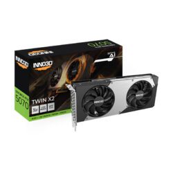 VGA(การ์ดจอ) INNO3D GEFORCE RTX 5070 TWIN X2 - 12GB GDDR7 (N50702-12D7-195064N) (3Y)