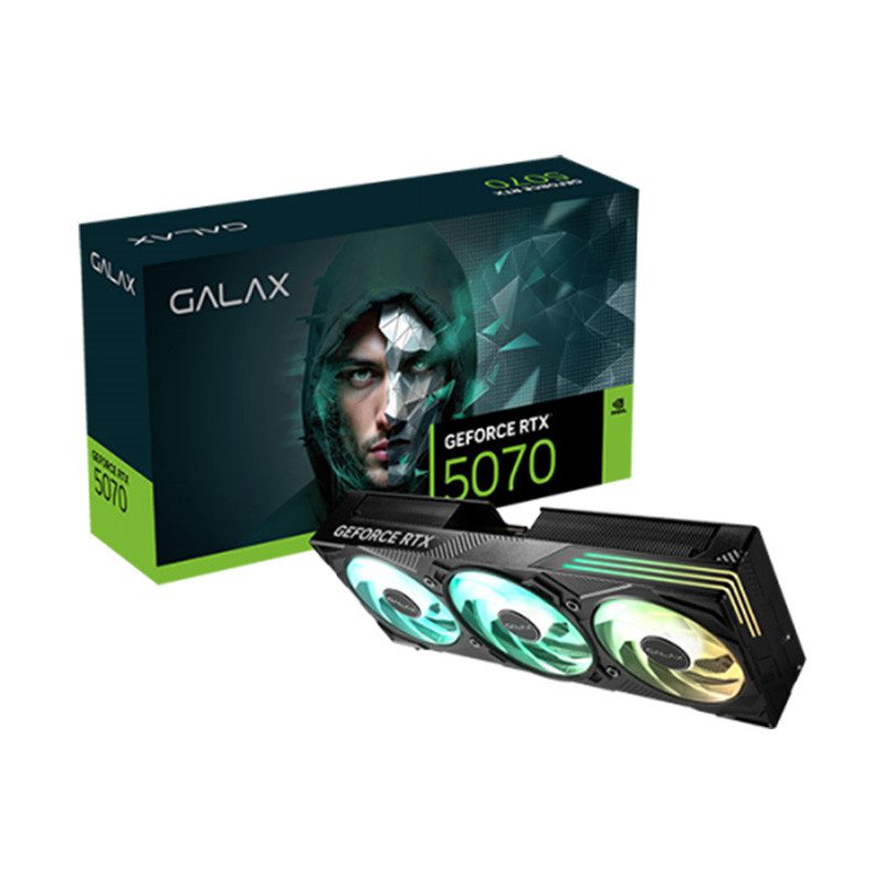 VGA(การ์ดจอ) GALAX GEFORCE RTX 5070 EX GAMER 1-CLICK OC 12GB GDDR7 192BIT (3Y)