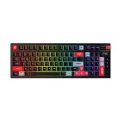 KEYBOARD (คีย์บอร์ด) FANTECH MK918 ATOM PRO97 (BLACK) WIRELESS (RED SWITCH) (EN/TH) (2Y)