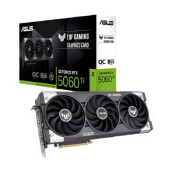 VGA(การ์ดจอ) ASUS TUF GAMING GEFORCE RTX 5060 TI OC EDITION - 8GB GDDR7 (TUF-RTX5060TI-O8G-GAMING) (3Y)