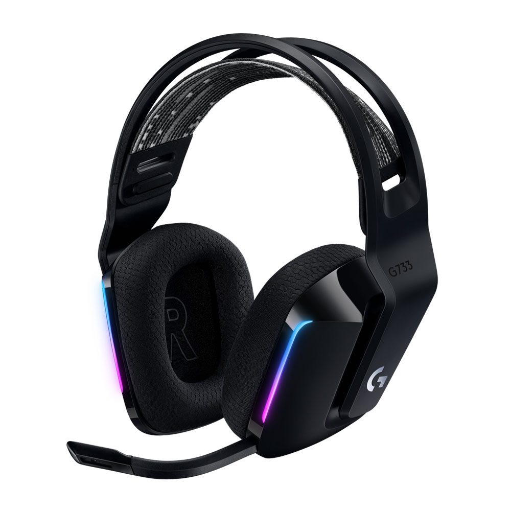 WIRELESS HEADSET (หูฟังไร้สาย) LOGITECH G G733 LIGHTSPEED WIRELESS (BLACK)