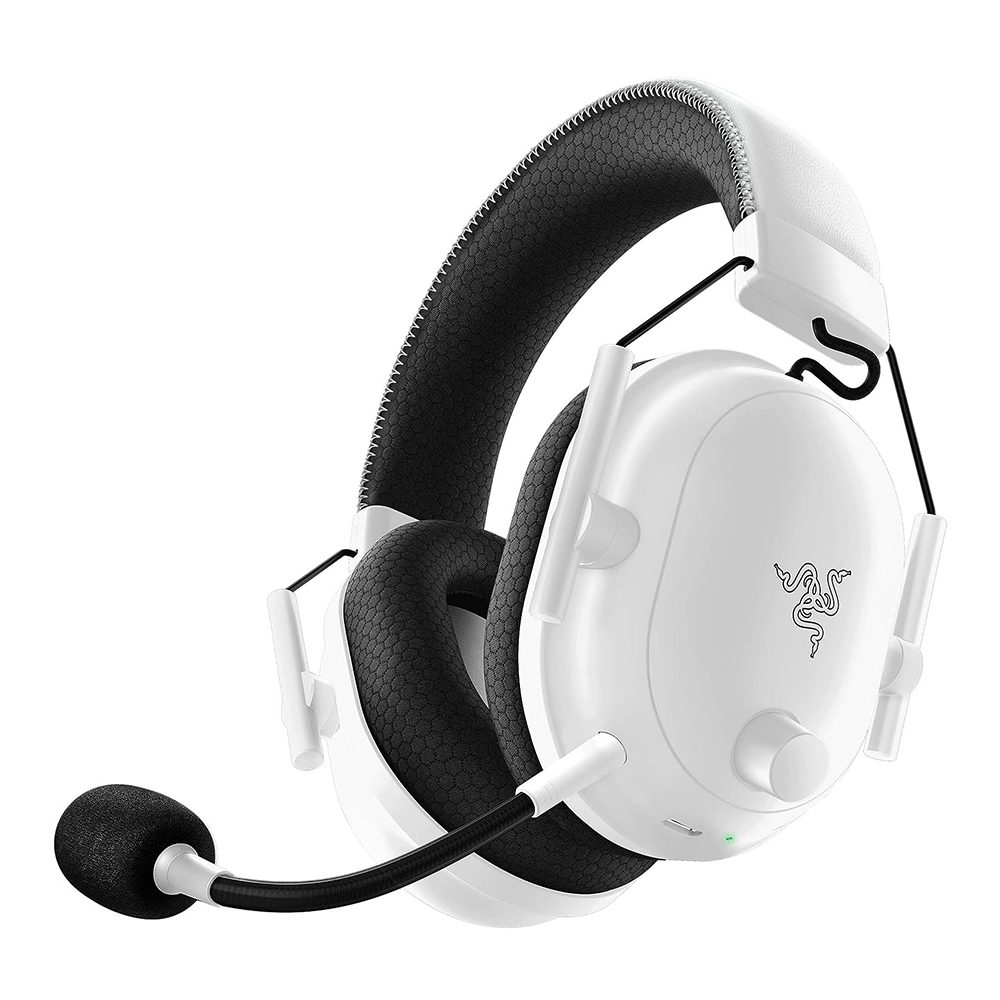 WIRELESS HEADSET (หูฟังไร้สาย) RAZER WIRELESS BLACKSHARK V2 PRO 2023 (WHITE)