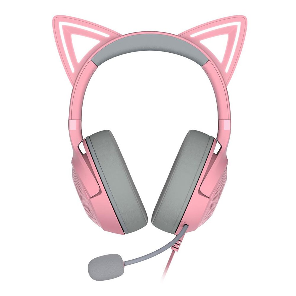 HEADSET (หูฟัง) RAZER KRAKEN KITTY V2 (QUARTZ) - Image 2