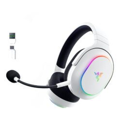 WIRELESS HEADSET (หูฟังไร้สาย) RAZER BARRACUDA X CHROMA (WHITE)