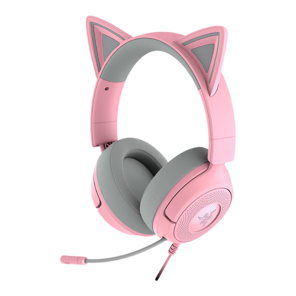 HEADSET (หูฟัง) RAZER KRAKEN KITTY V3 X - QUARTZ - Image 2