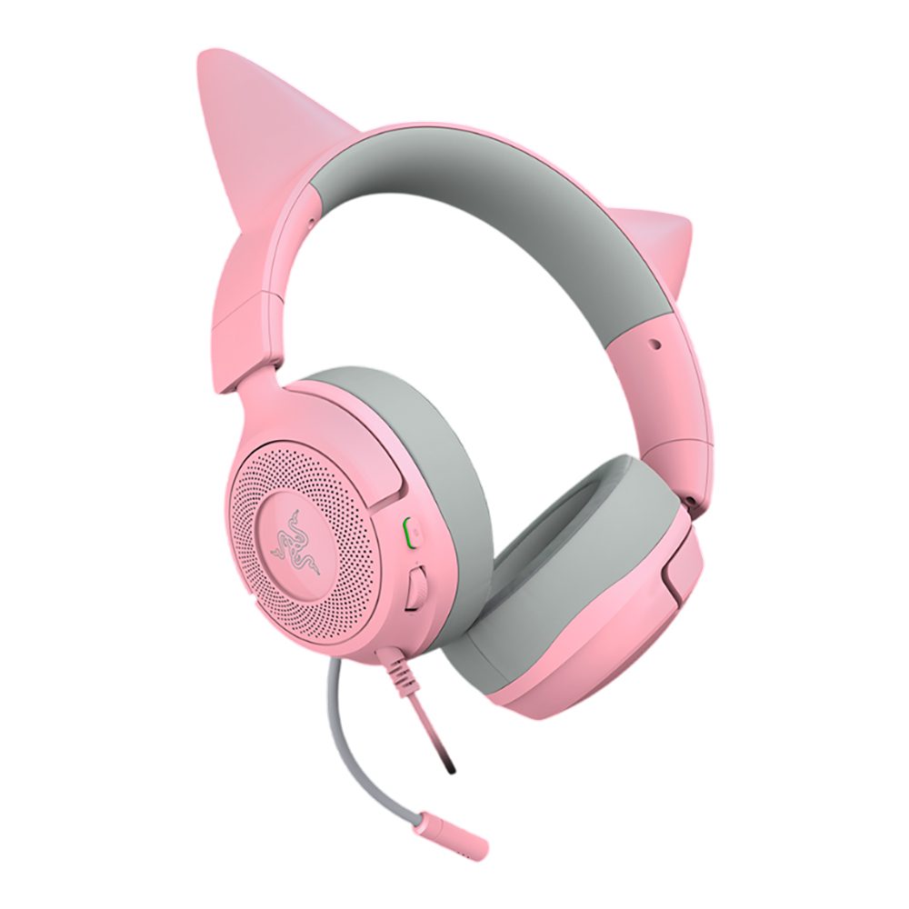 HEADSET (หูฟัง) RAZER KRAKEN KITTY V3 X - QUARTZ - Image 3