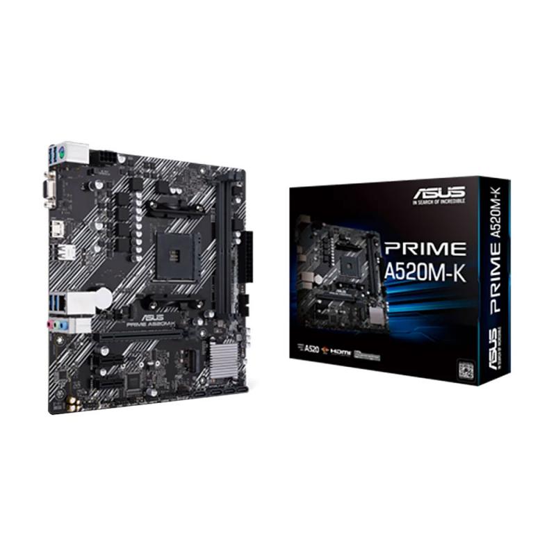 MAINBOARD (เมนบอร์ด)(AM4) ASUS PRIME A520M-K (3Y)