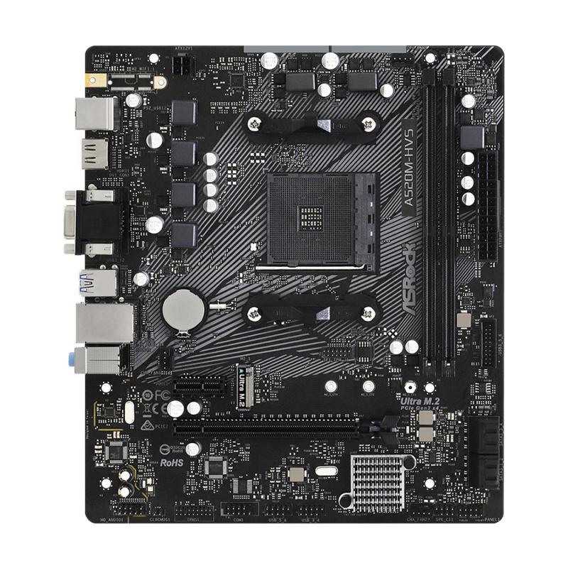 MAINBOARD (เมนบอร์ด)(AM4) ASROCK A520M-HVS (3Y) - Image 2