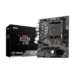 MAINBOARD (เมนบอร์ด)(AM4) MSI A520M-A-PRO (3Y)
